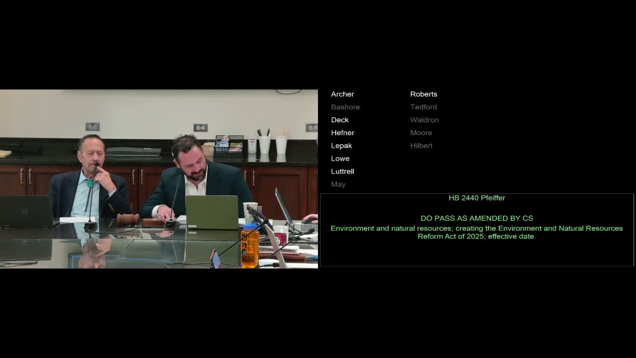 Energy panel advances DEQ-backed bill aiming to speed permitting while preserving community notice