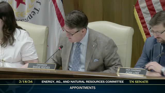 Senate committee confirms four appointments, including Tennessee Wesleyan president