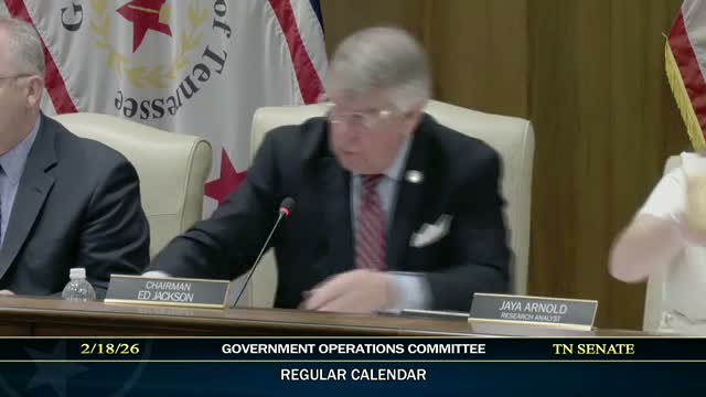 Government Operations moves several administration and policy bills forward