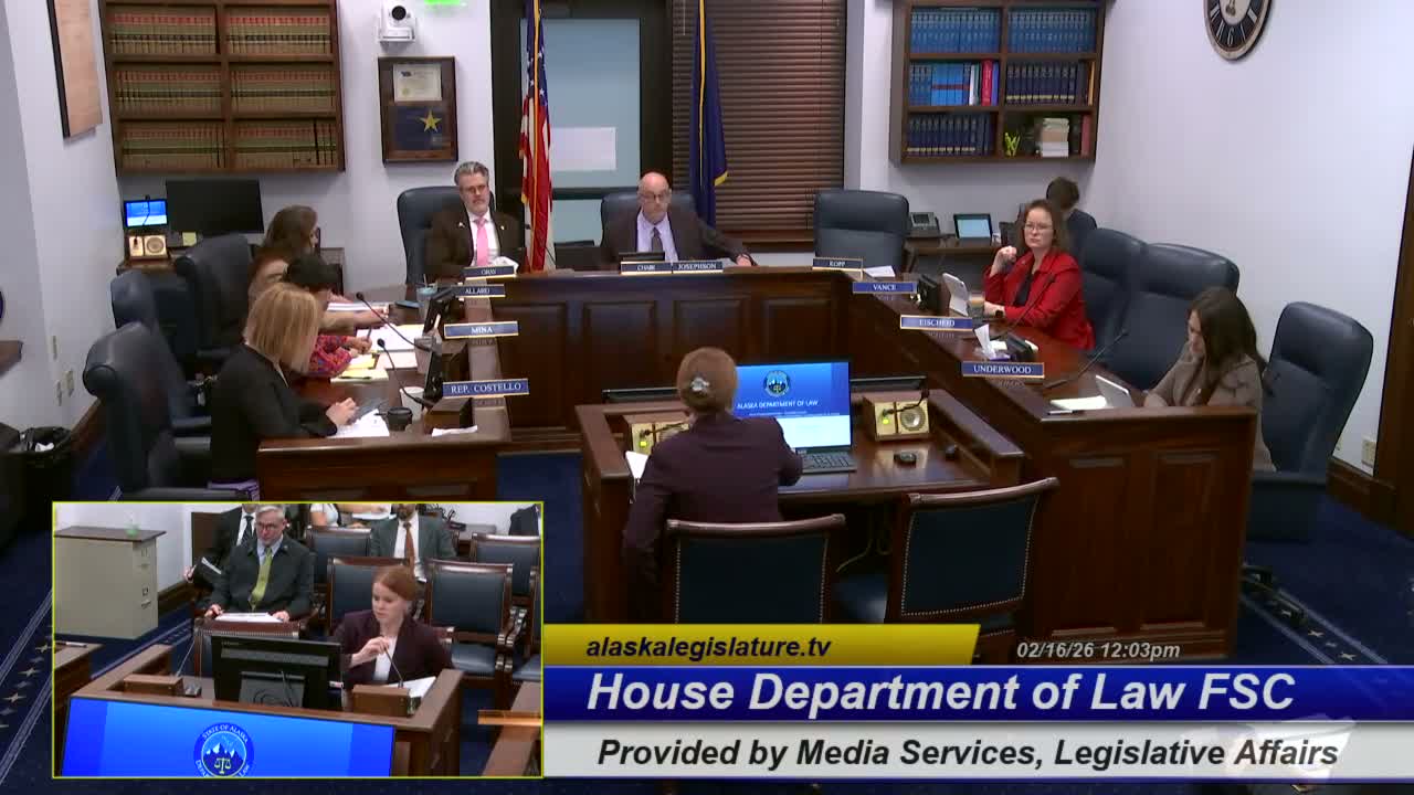 Alaska Department of Law warns of heavy caseloads, staffing strains and rising trial costs