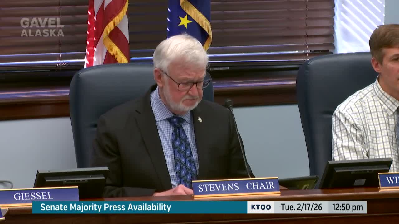 Senate resources committee alters governor's tax bill, raises minimum oil tax to 6% and adds pipeline surcharge