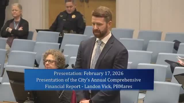 City audit returns clean opinion; auditors note one material weakness