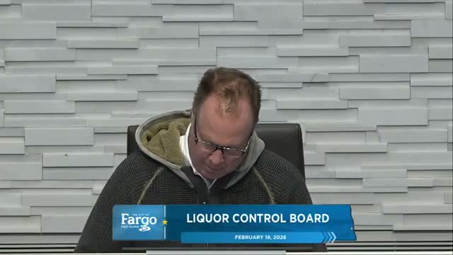 Liquor Control Committee approves prior meeting minutes and adjourns
