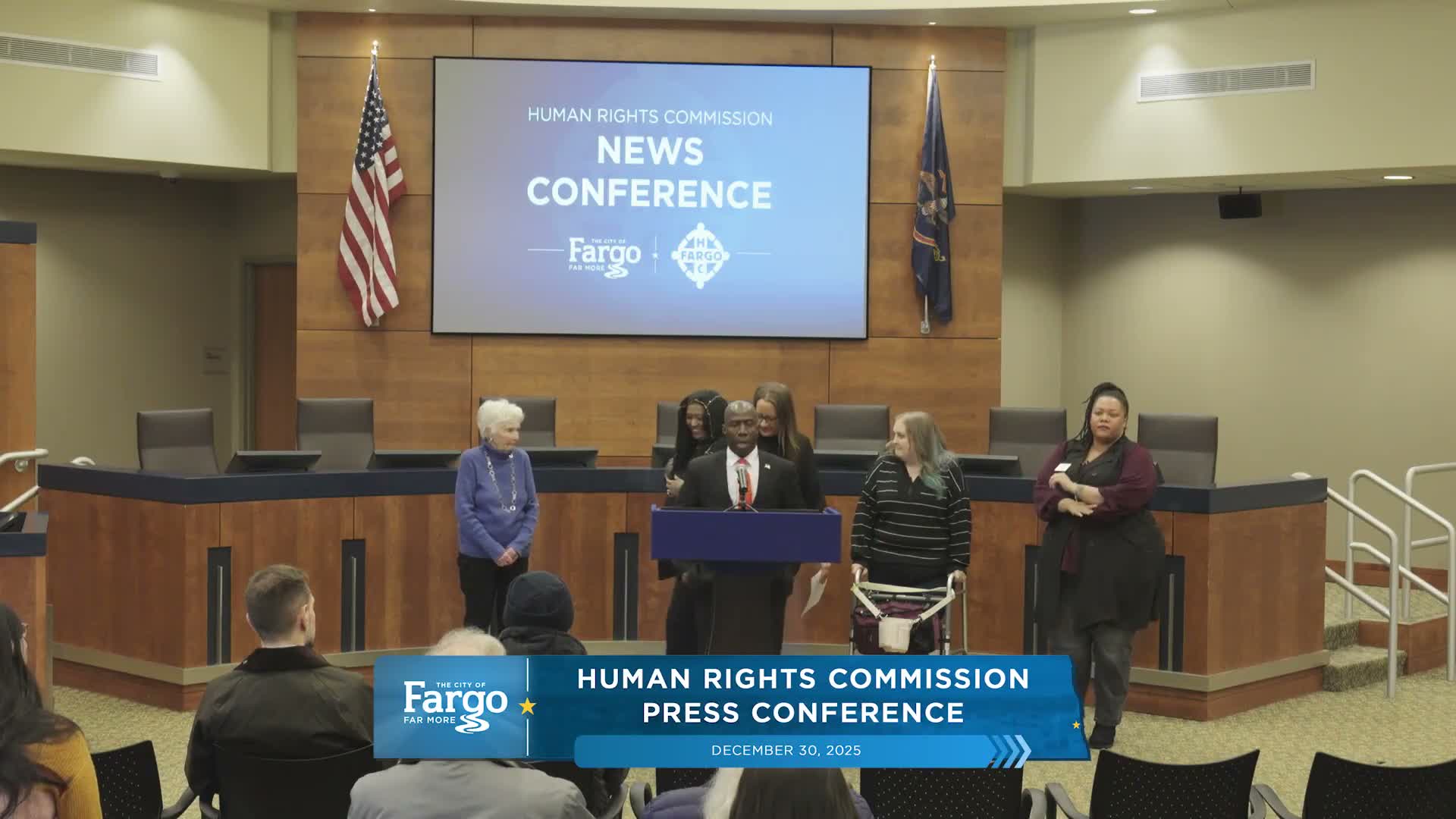 Fargo Human Rights Commission Holds Press Conference to Back Somali Residents, Calls on City Leaders to Speak Out