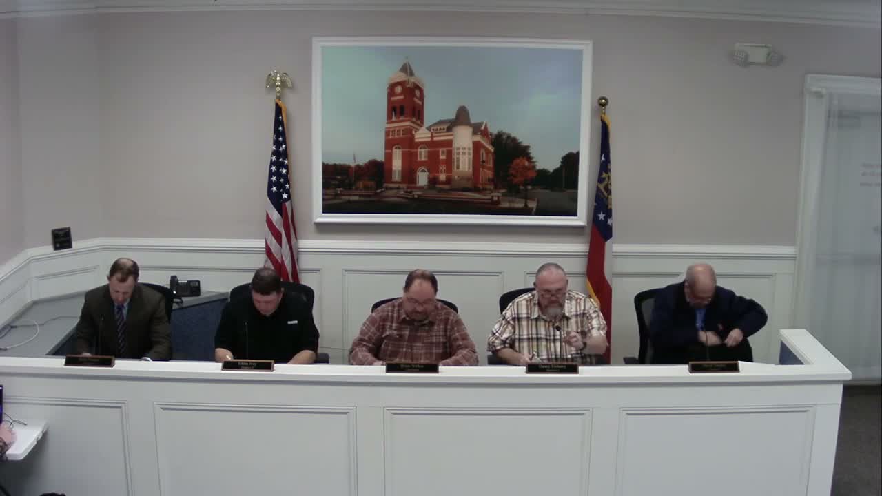 Votes at a glance: Haralson County commissioners approve routine items, T‑SPLOST IGA, and a $42,800 fire‑department contract