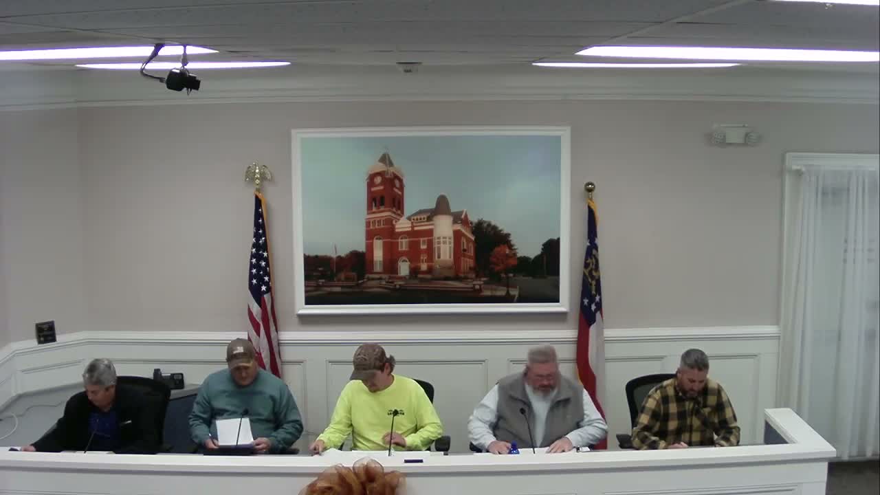 Haralson County panel approves minutes, elects Jason Hulsey chairman