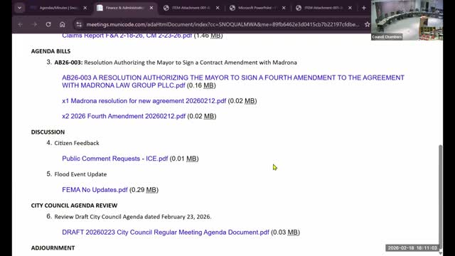 Snoqualmie staff compile resident feedback on immigration enforcement; council to weigh policy options