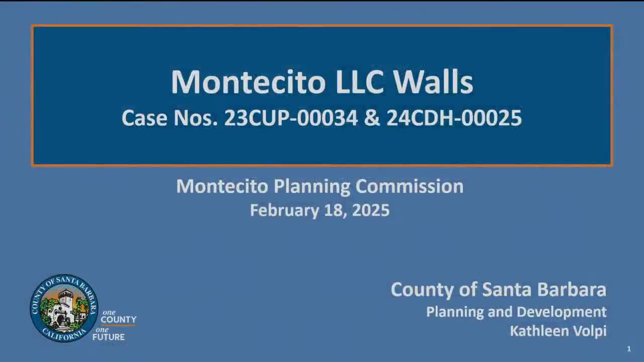 Planning commission approves as‑built 235‑foot sound wall at 1410 North Jameson Lane