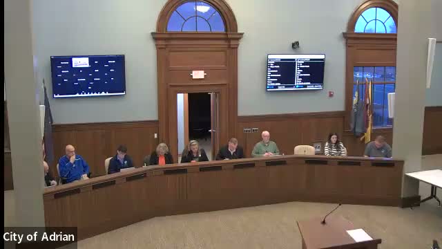 Adrian commission approves pool change order, housing grant intent and multiple utilities and bond measures