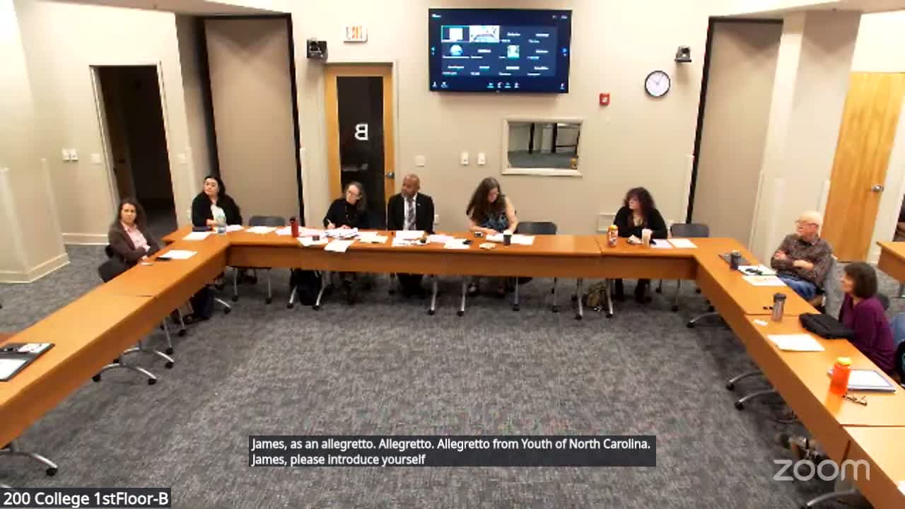 Community groups announce youth resilience summit and detention-center book drive at JCPC meeting