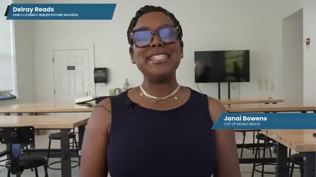 Delray Beach speaker says 49% of third-graders read on grade level, sets goal of 90% by 2029