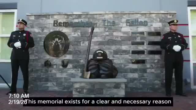 St. Johns County dedicates memorial to fallen firefighters and 911 memorial tree