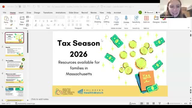 Mass. coalition urges eligible families to claim refundable tax credits, offers free filing help