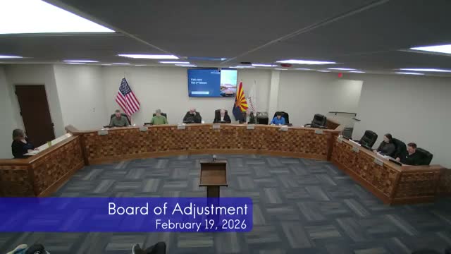 Prescott Board of Adjustments approves rear-setback reduction to convert garage into rental unit