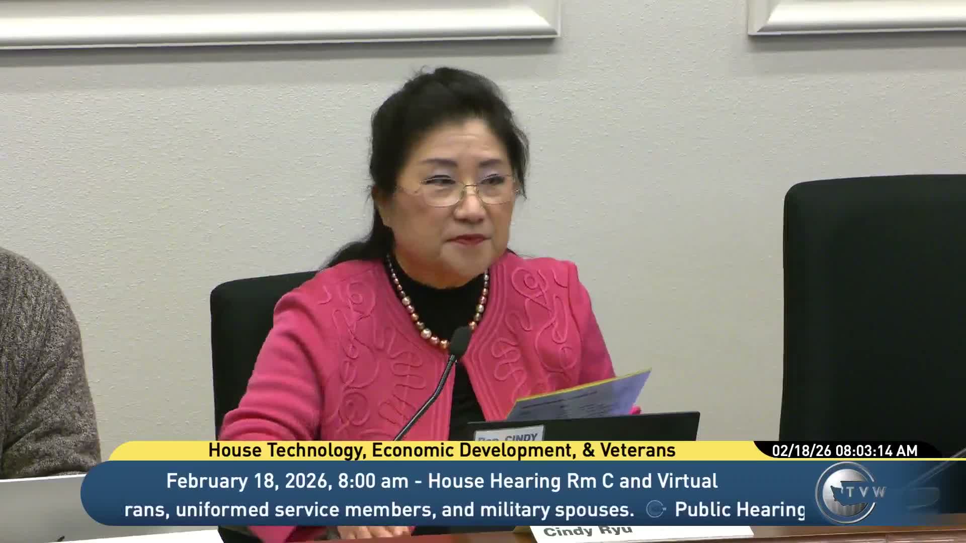 Committee hears bill to expand state benefits to newer uniformed services and spouses