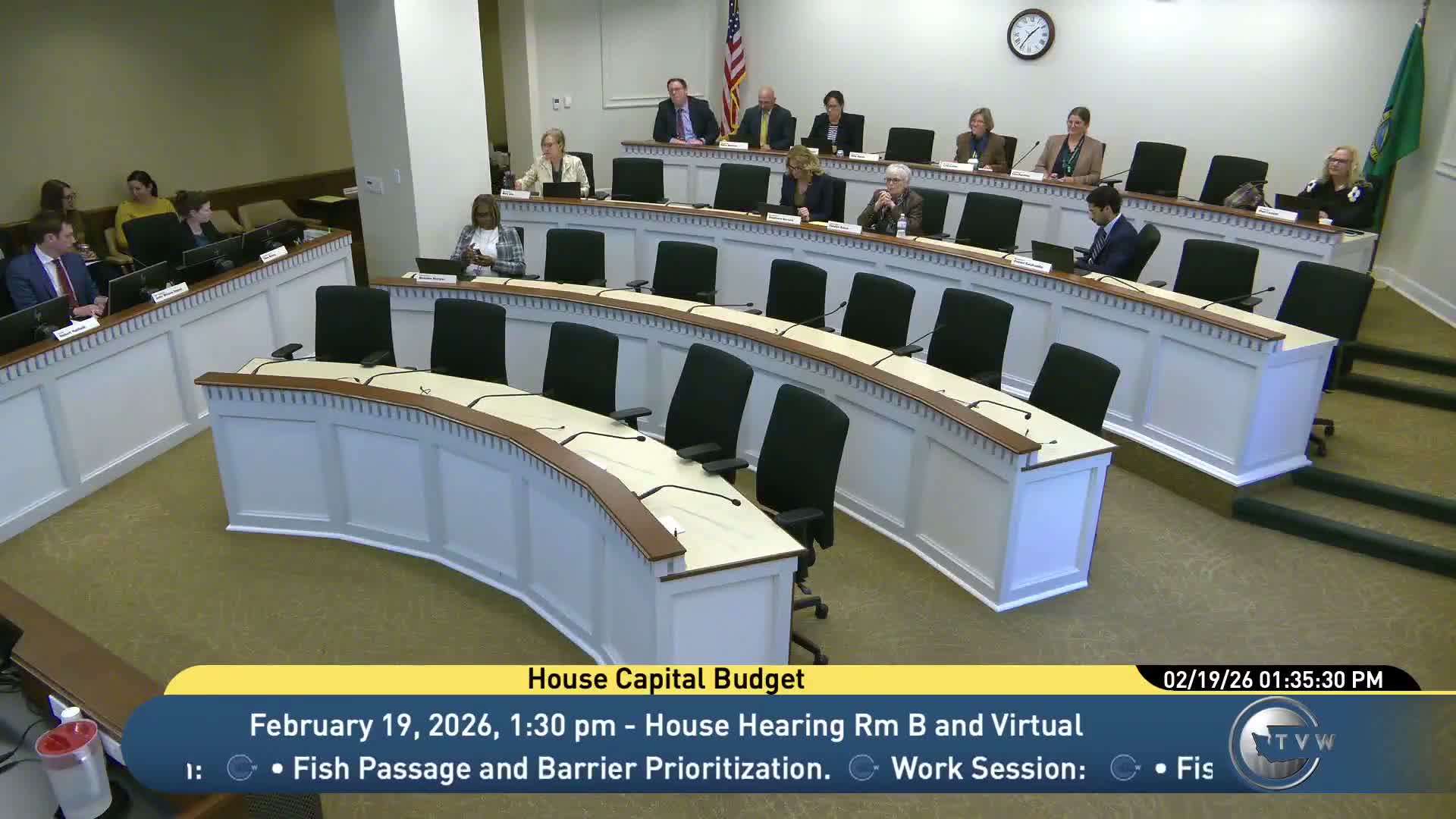 Washington committee hears plan to prioritize removal of fish‑passage barriers, with culverts front and center