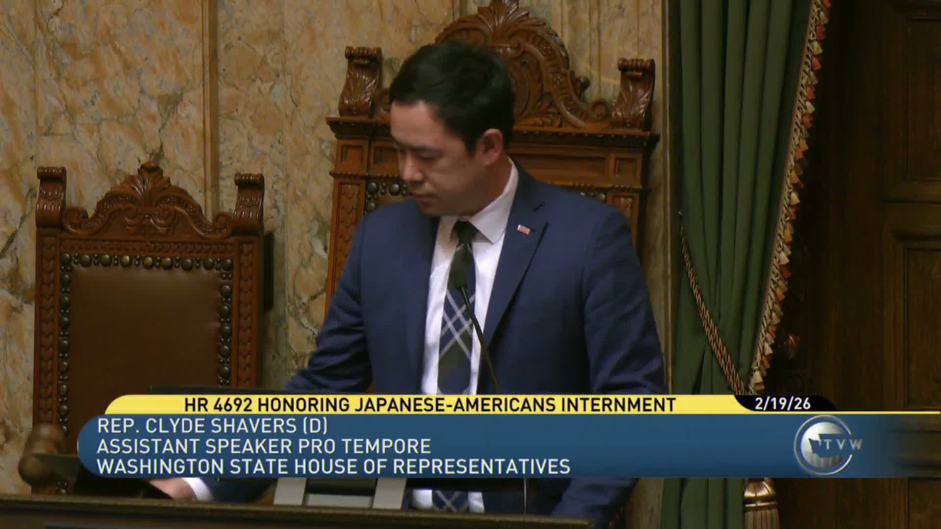 Washington House adopts resolution honoring Japanese Americans incarcerated during World War II