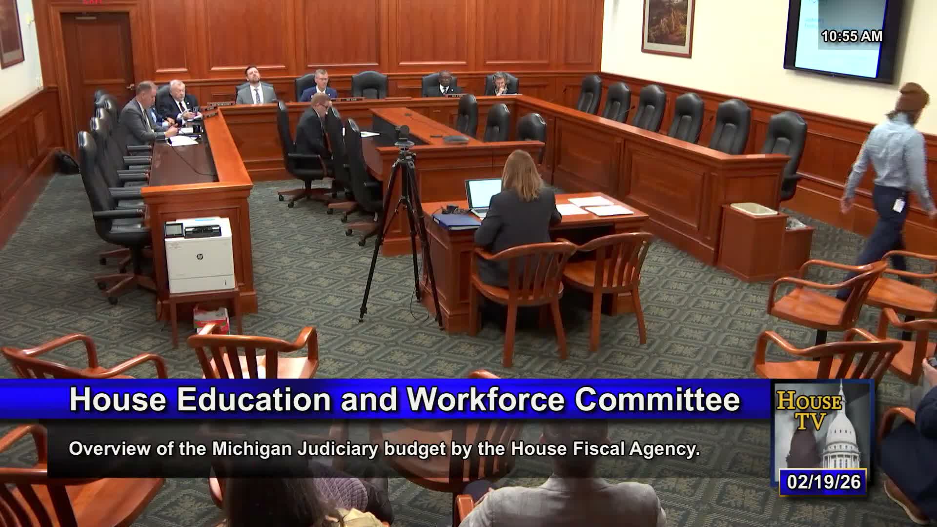 Subcommittee hears judiciary budget presentation, including case management system costs