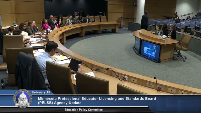 PELSB tells Minnesota Senate committee teacher shortages persist; highlights special education demand and five-year attrition