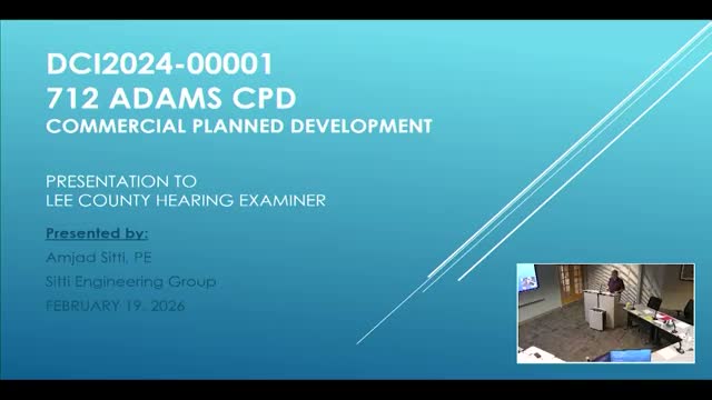 Lee County hearing on rezoning at 712 Adams Ave. draws neighbor concerns over buffers and storage