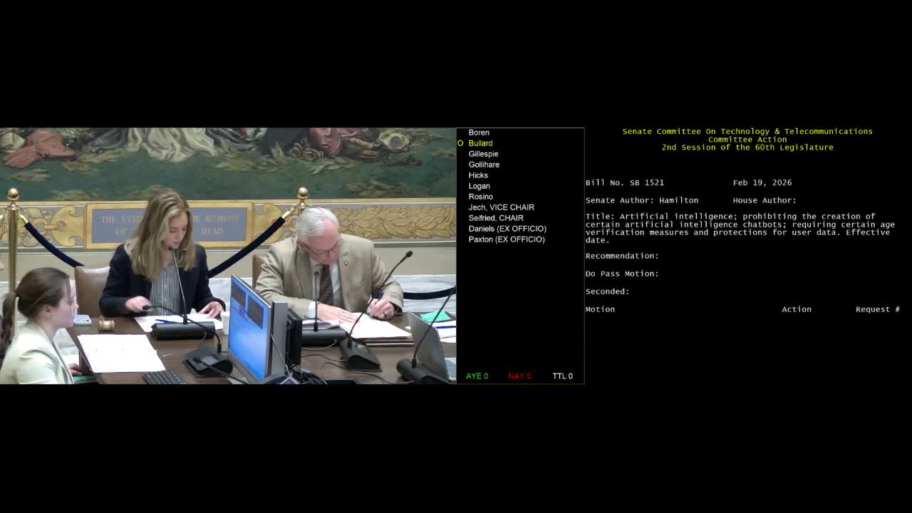 Senate committee advances bill to bar minors from AI companions until 18, leaving implementation questions