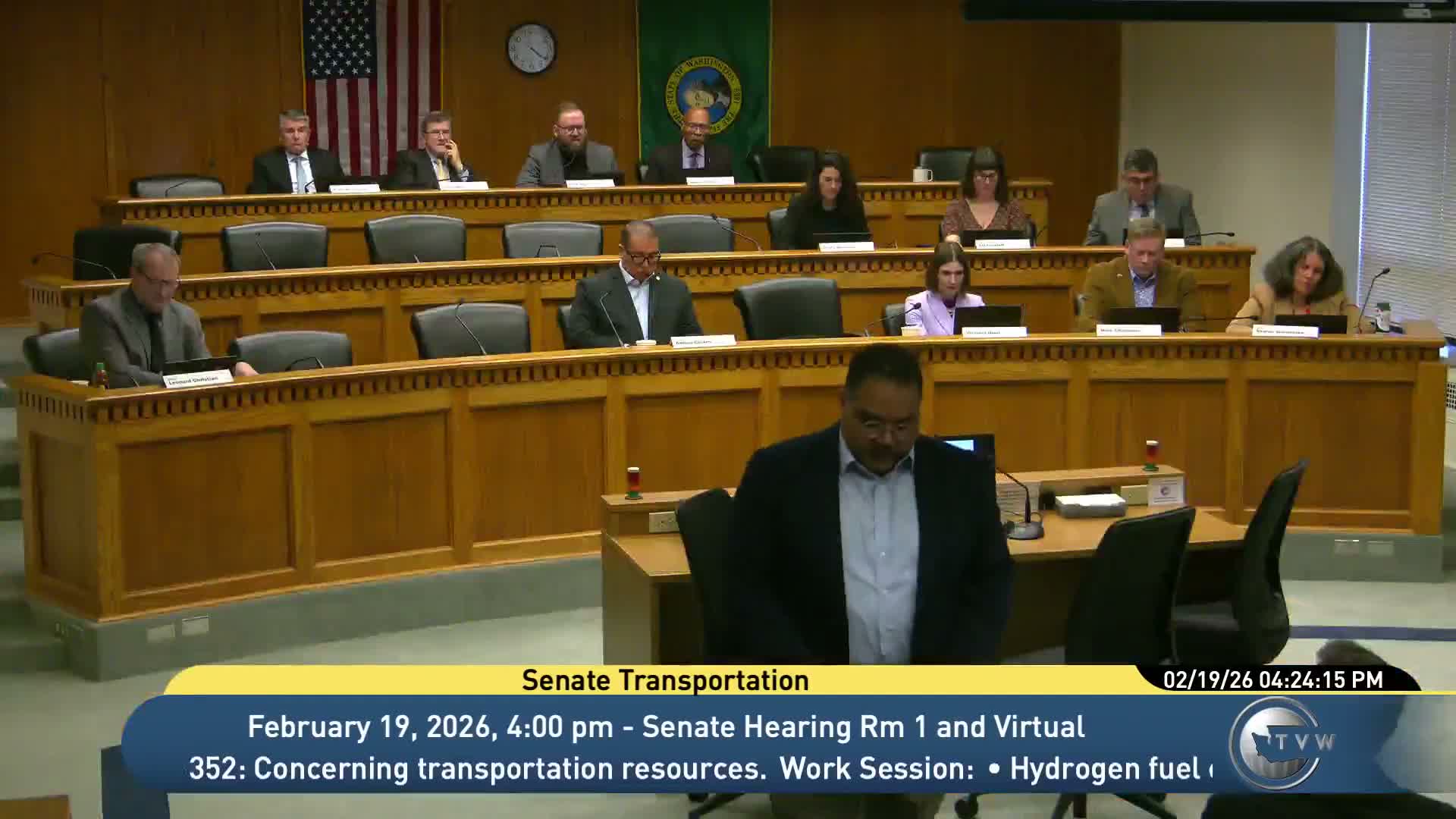 Senate hearing on omnibus transportation bill covers digital IDs, ferry funding and contentious traffic-camera revenue shift
