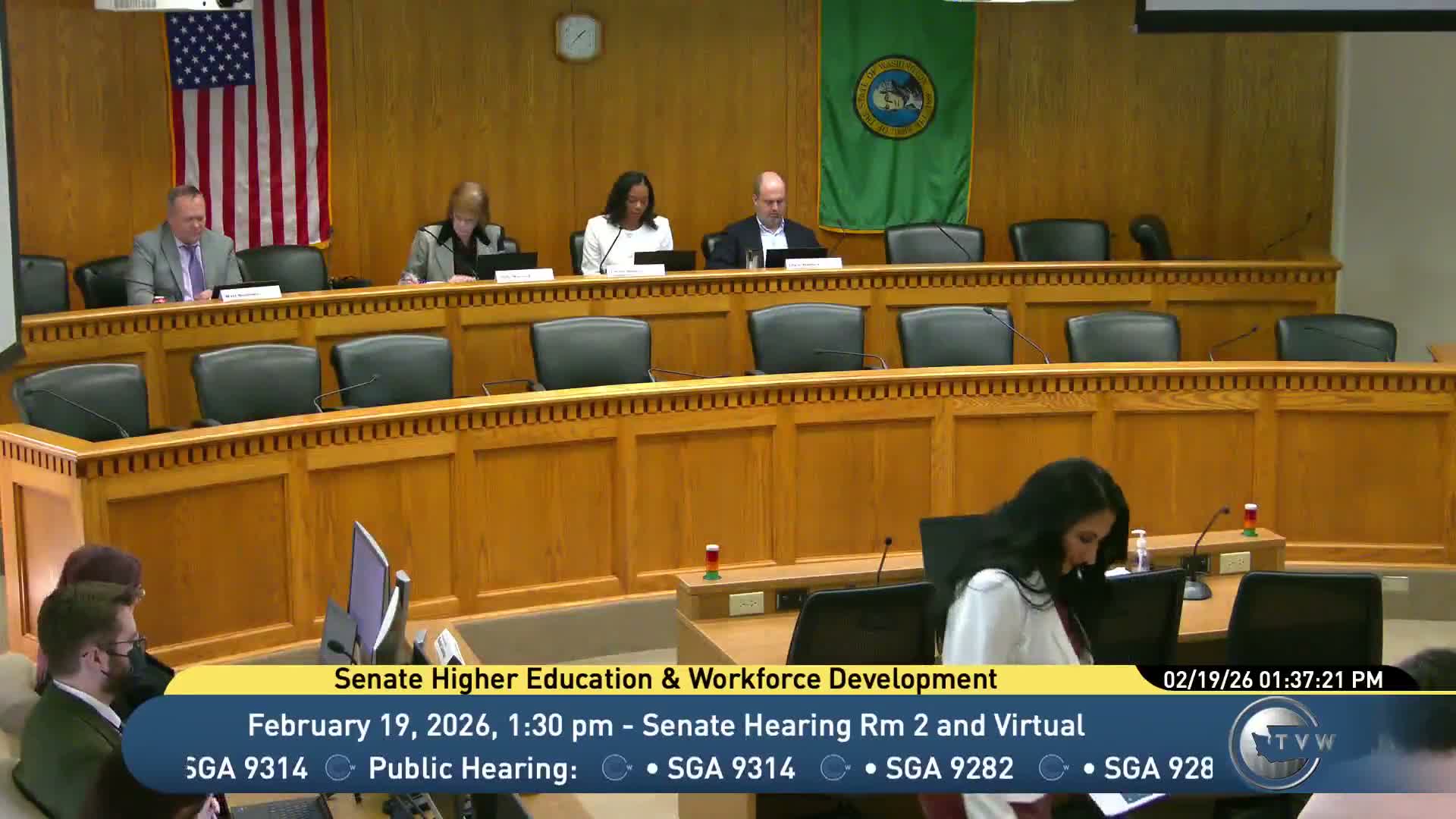 Senate committee hears four gubernatorial appointees and reports multiple confirmations after executive session