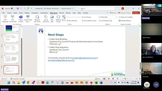 Staff refines shared‑streets ordinance language; signage moved to required elements