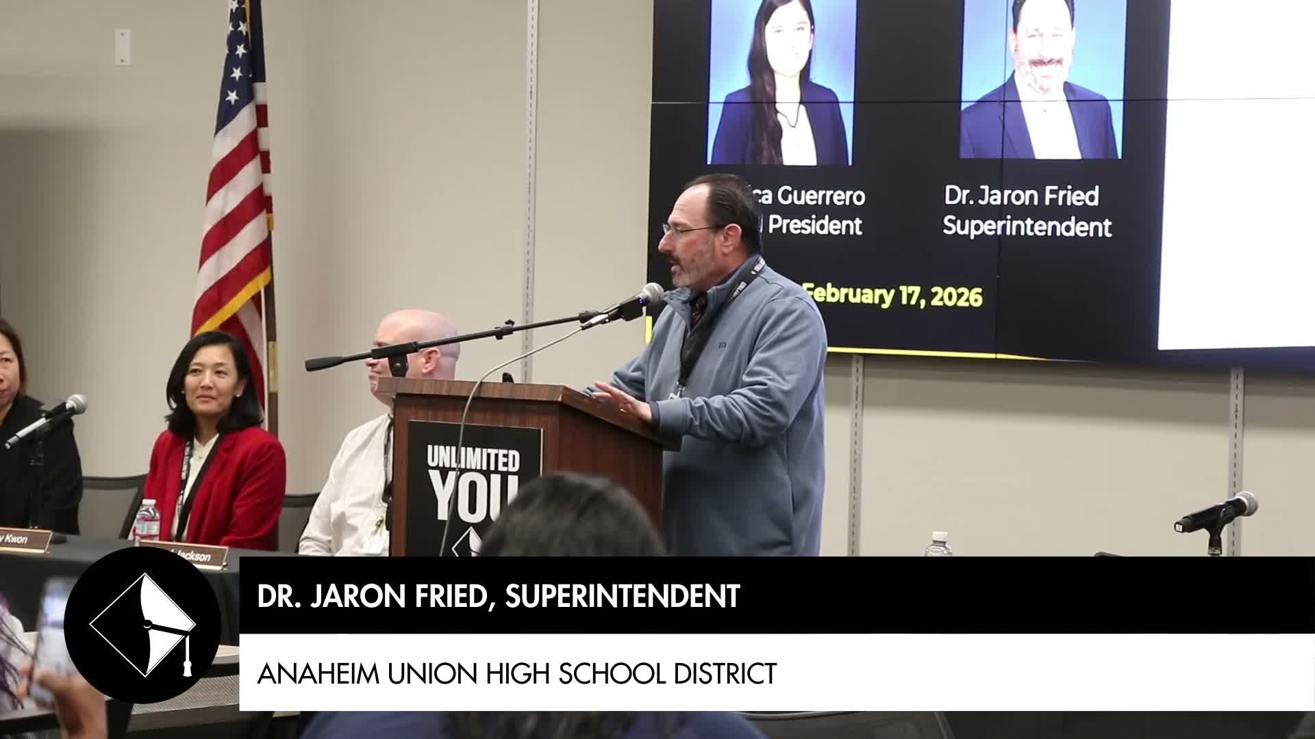 AUHSD introduces new superintendent Jaren Fried, centers community schools and student-centered instruction