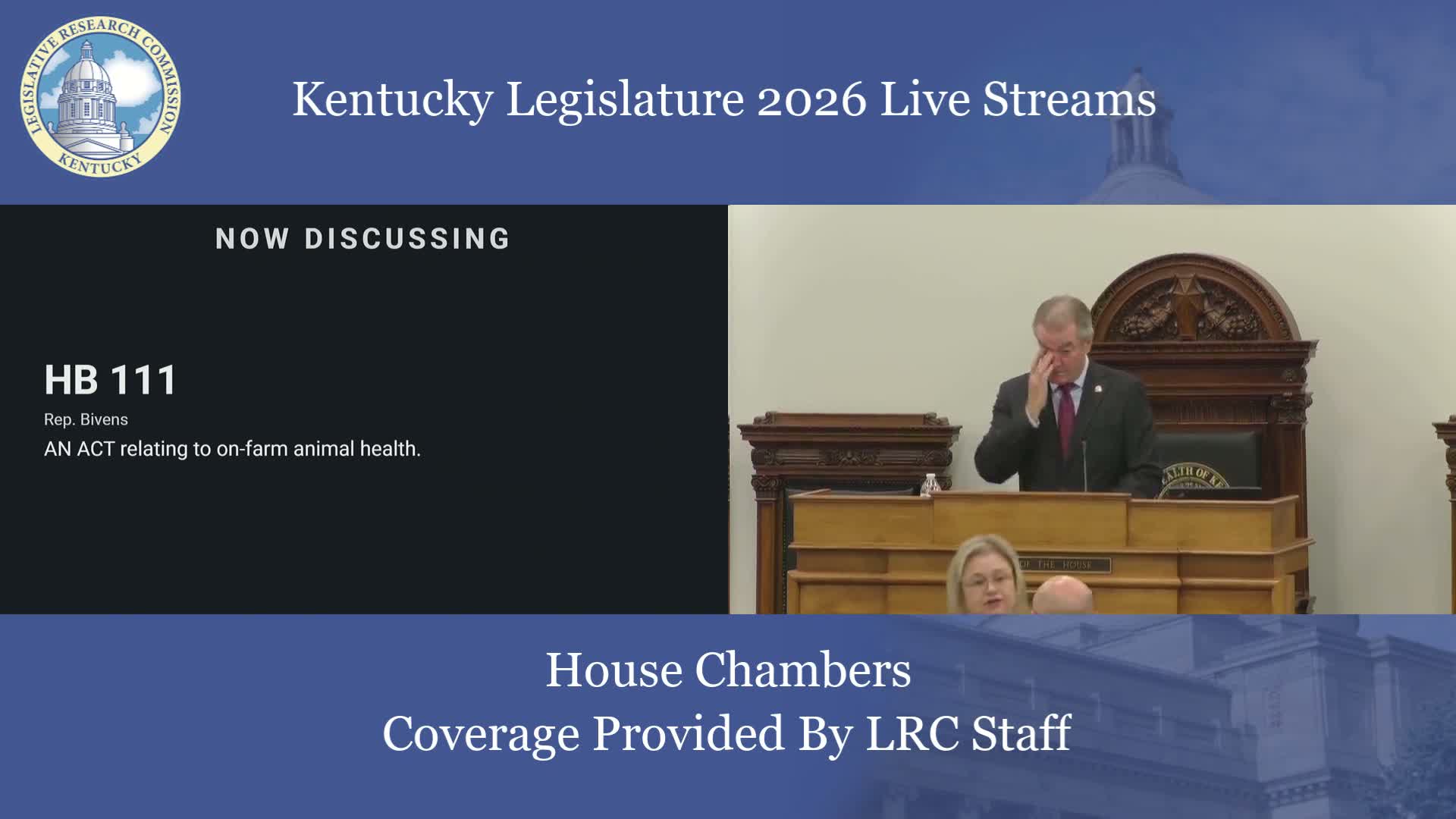 House passes HB 111 with substitute to protect farmer decision‑making and preserve state veterinarian authority