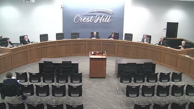 Crest Hill council authorizes up to $4.4M IEPA waterworks and sewer revenue bonds; one abstention