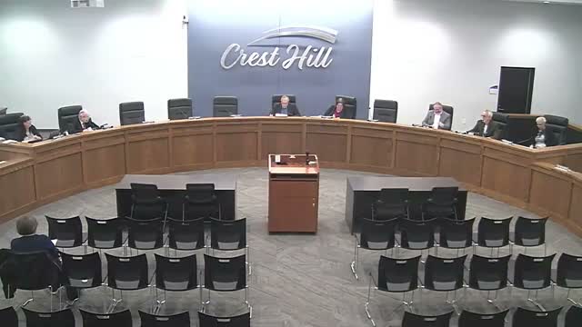 Crest Hill council convenes closed session on personnel and returns with no action