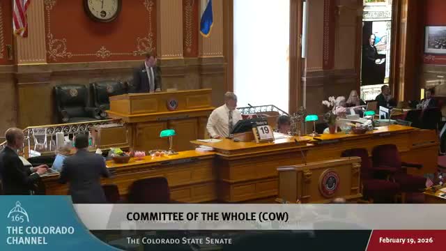 Senate debates Medicaid and "Cover All Coloradans" program; amendments fail and supplemental is adopted