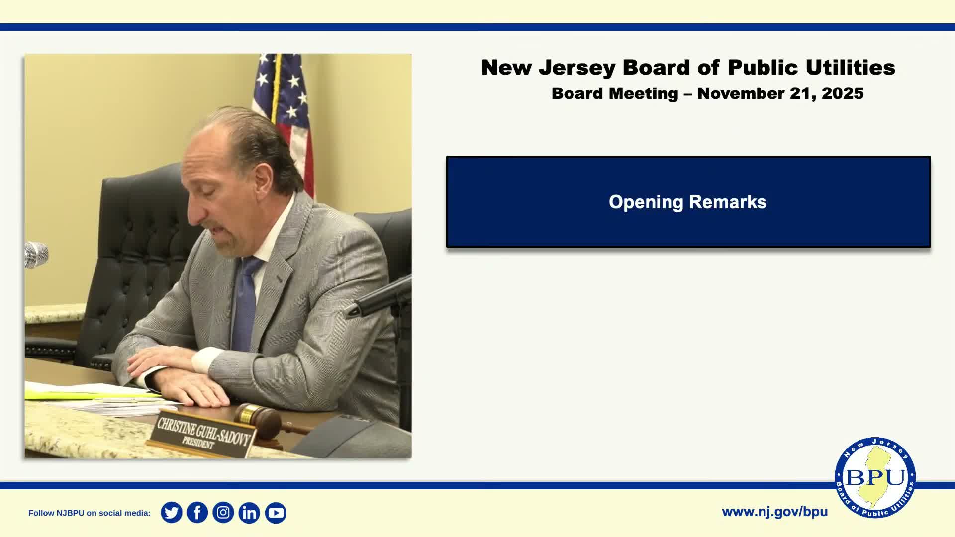 BPU calls for policy symposium, notes staff departures and moves into executive session on contract negotiations