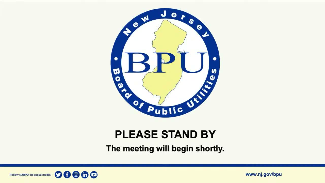New Jersey Board of Public Utilities meets in closed session; no public actions taken