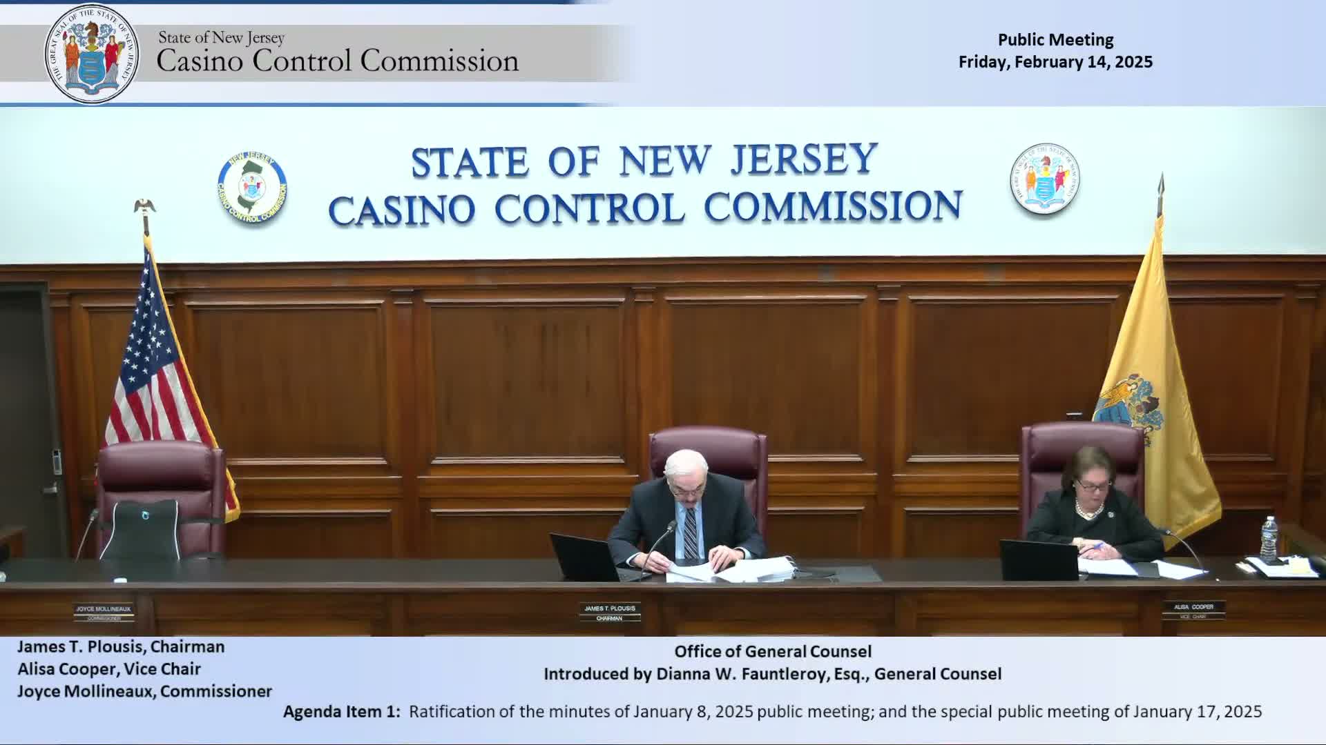 Casino Control Commission approves wide slate of key-employee licenses, remands one application
