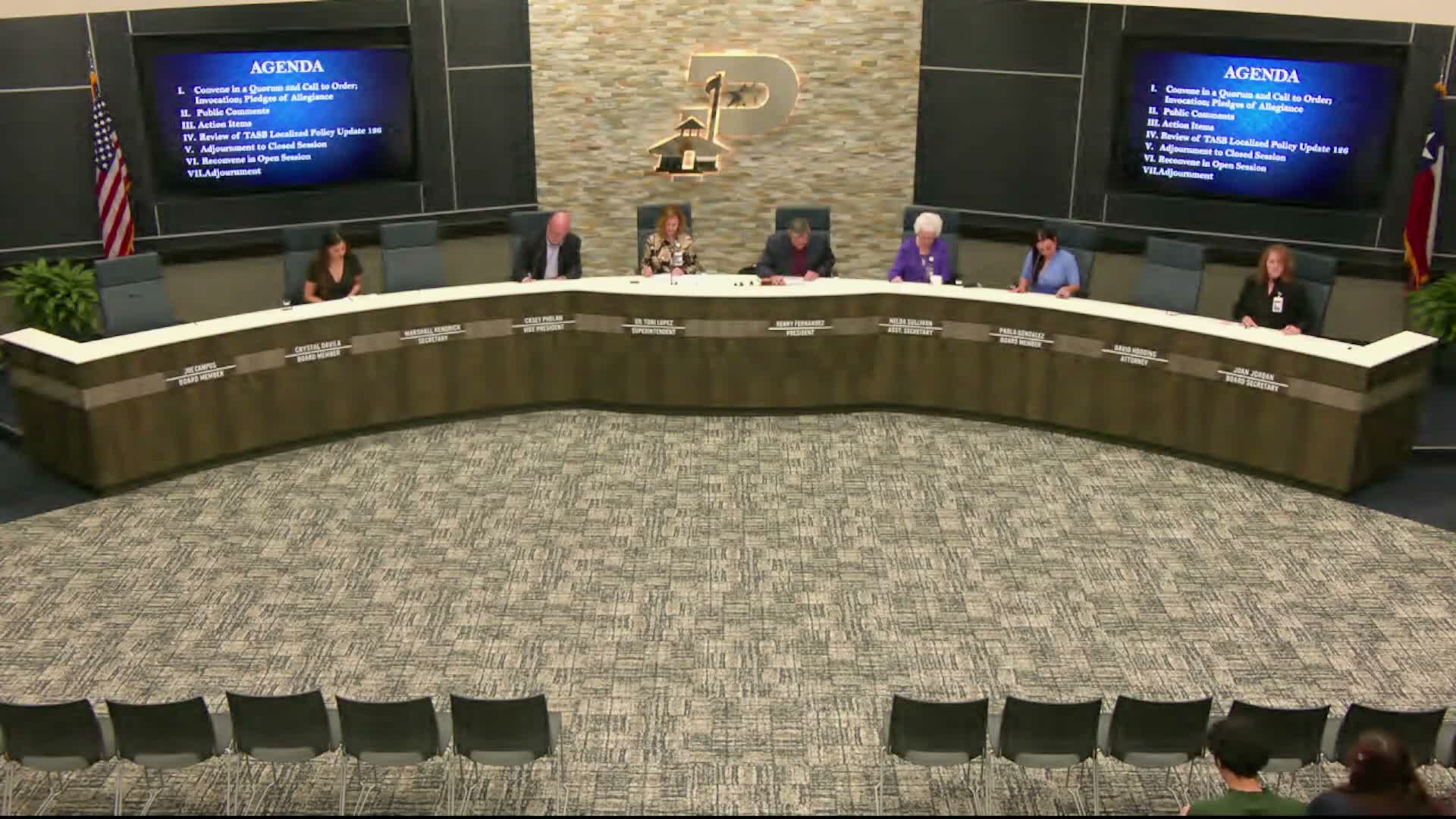 Pasadena ISD trustees approve resolution to submit Harris County precinct partnership grant