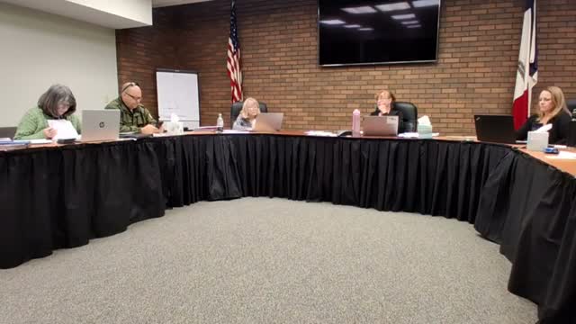 Participant objects to Miss Stansall discussing sheriff's office matters during Madison County meeting