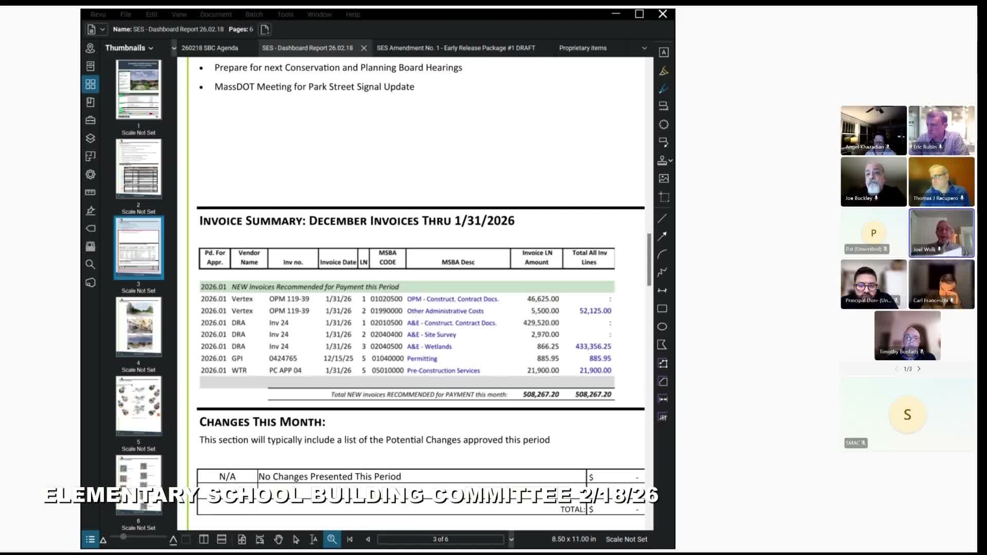 Stoughton committee recommends approval of $508,267 in consultant invoices for new elementary school project