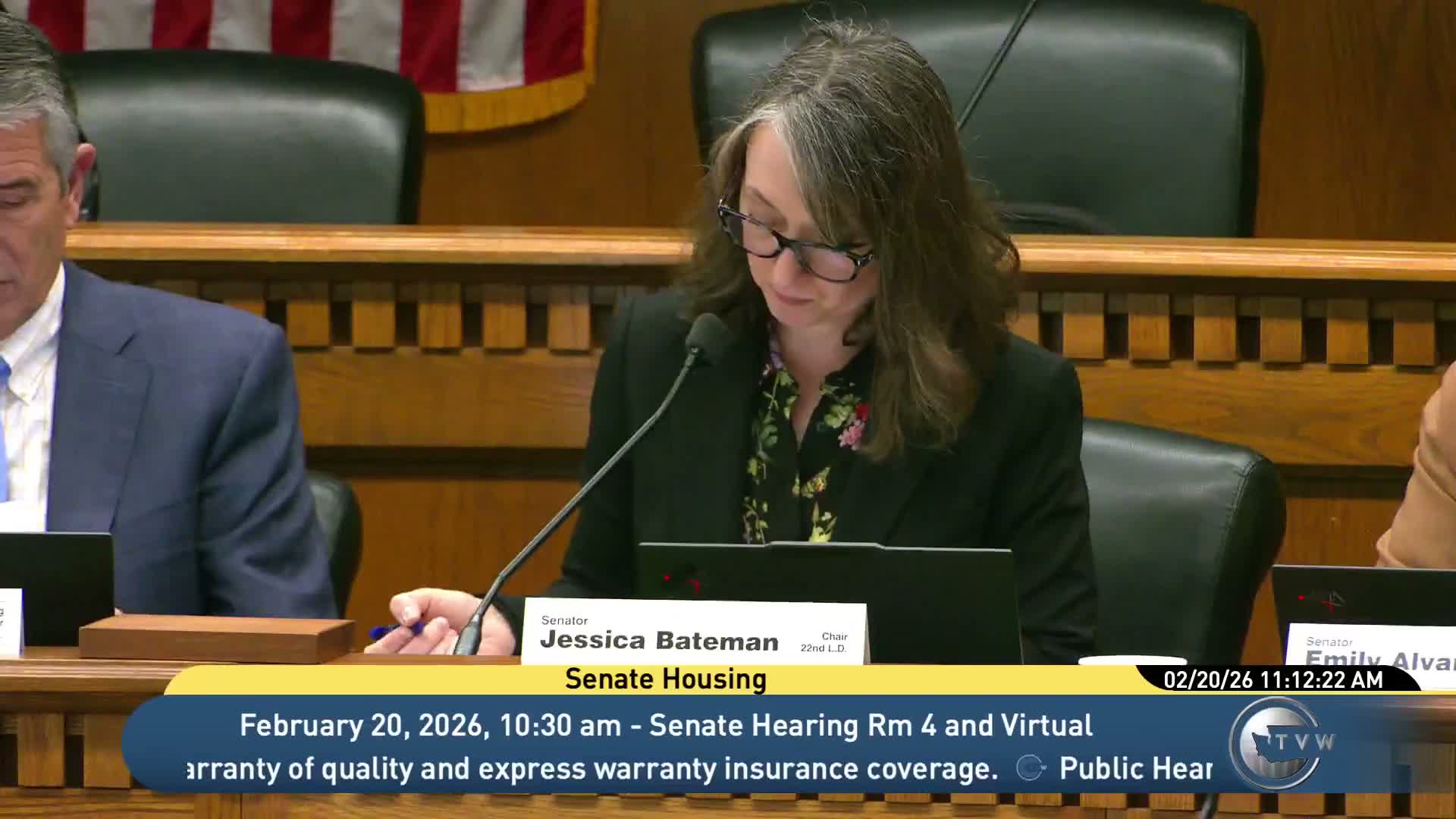 Committee advances several bills and recommends two gubernatorial confirmations in executive session