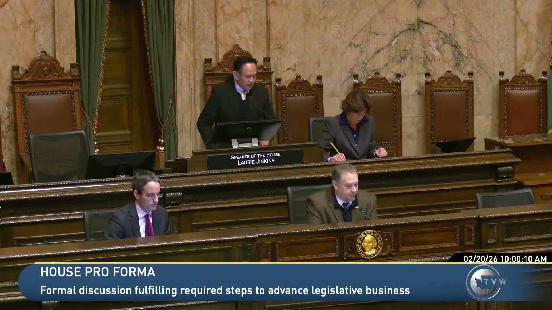House moves bills to first reading, refers reported bills to committees and adjourns until Monday at 10:30 a.m.