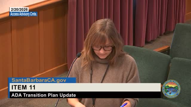 City staff: 1,942 ADA transition findings complete; 1,632 remain as city advances signage, doors and City Hall work