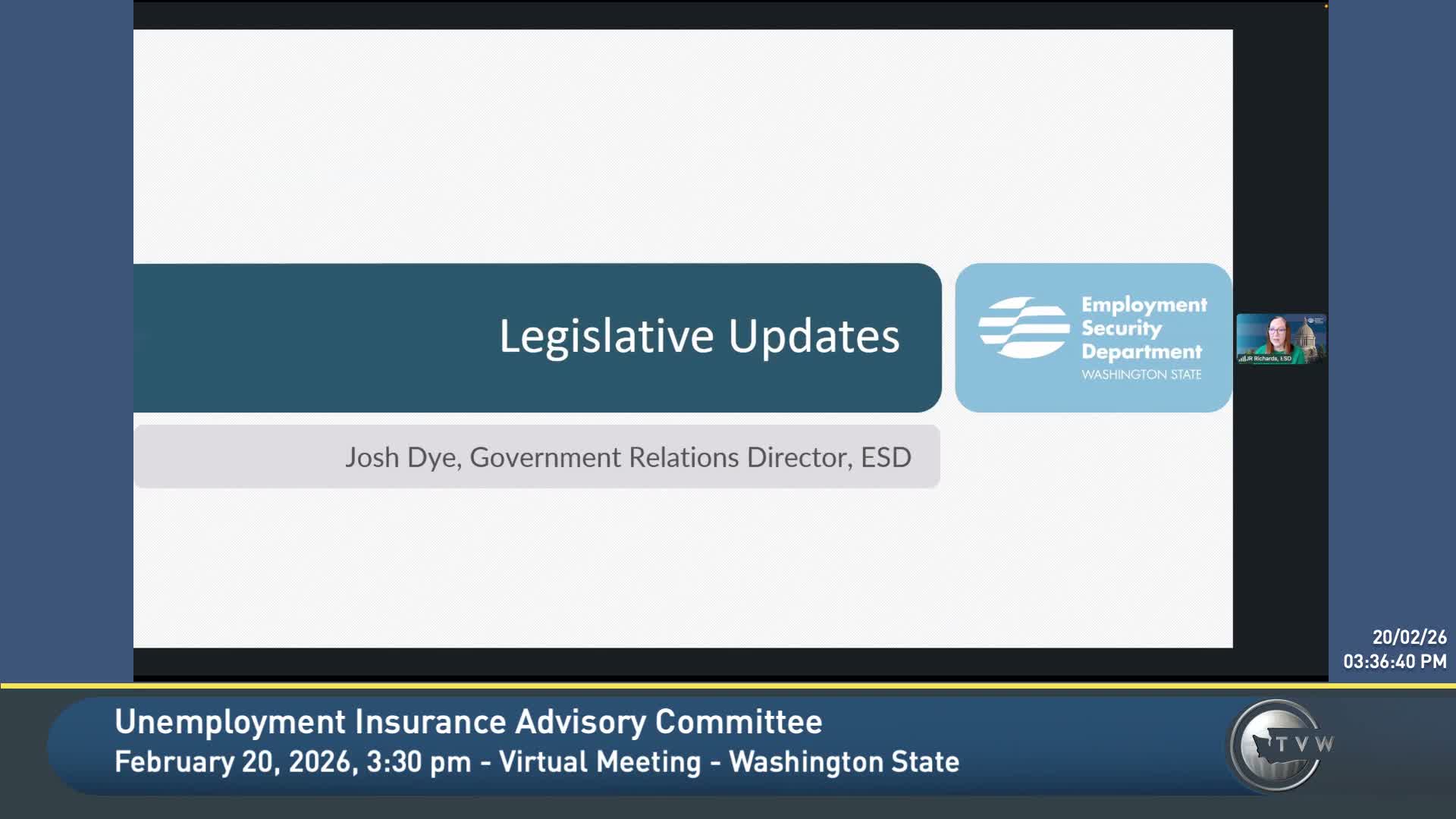 ESD outlines status of bills affecting UI: WARN changes, employer reporting and striking‑worker notices