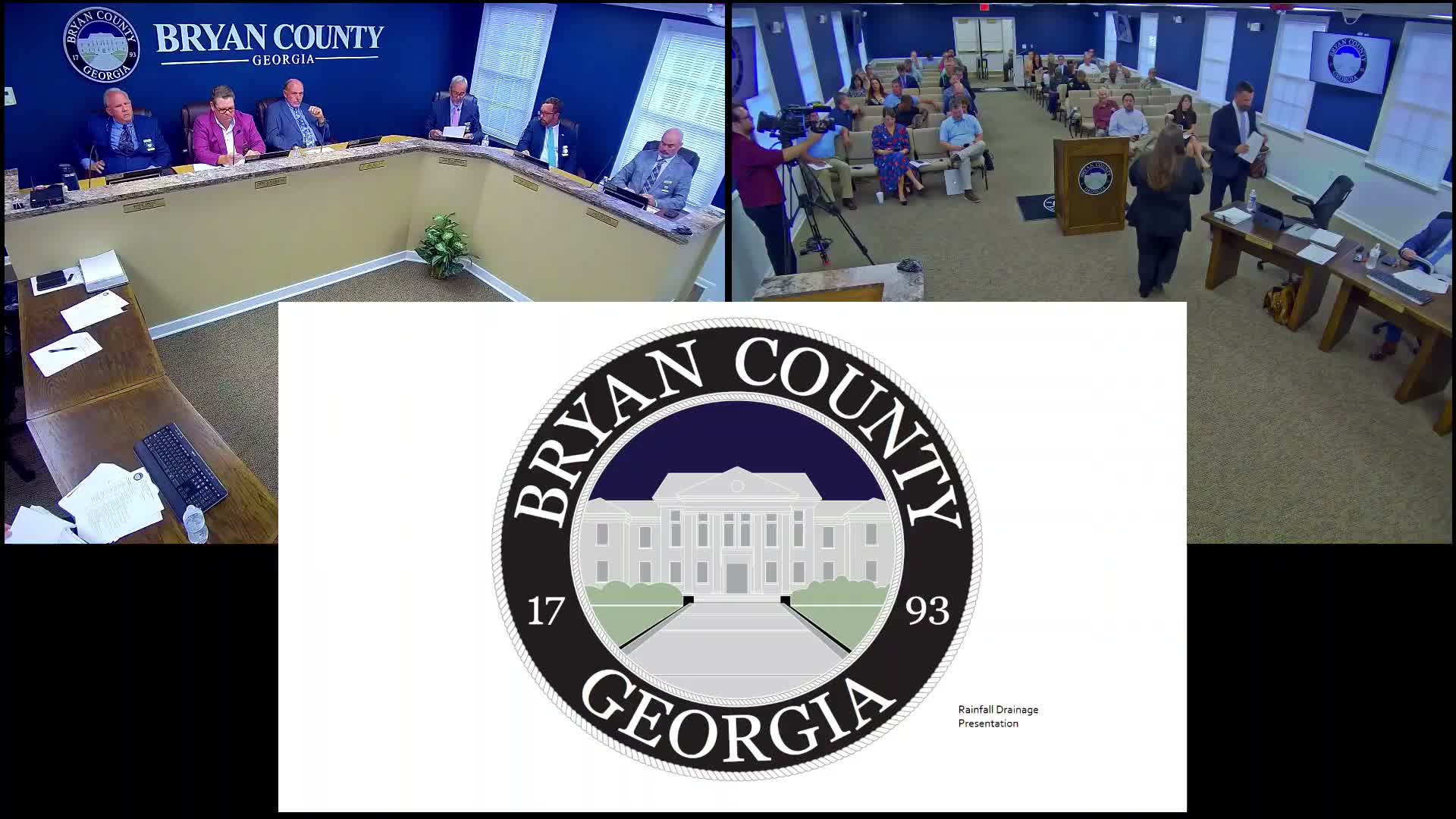 Residents tell Bryan County commissioners flood damage persists on Highway 144 and Kilkenny Road; staff promises follow-up