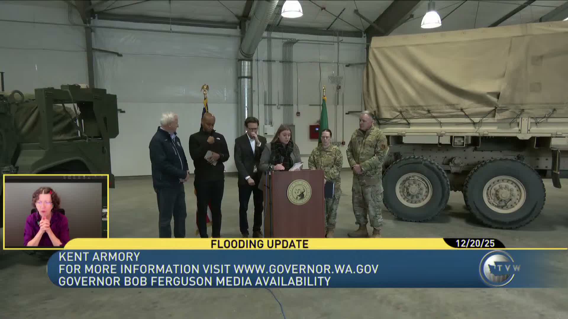 Washington leaders say flood risk eased but still 'moderate'; National Guard, Army Corps deployed for levee repairs