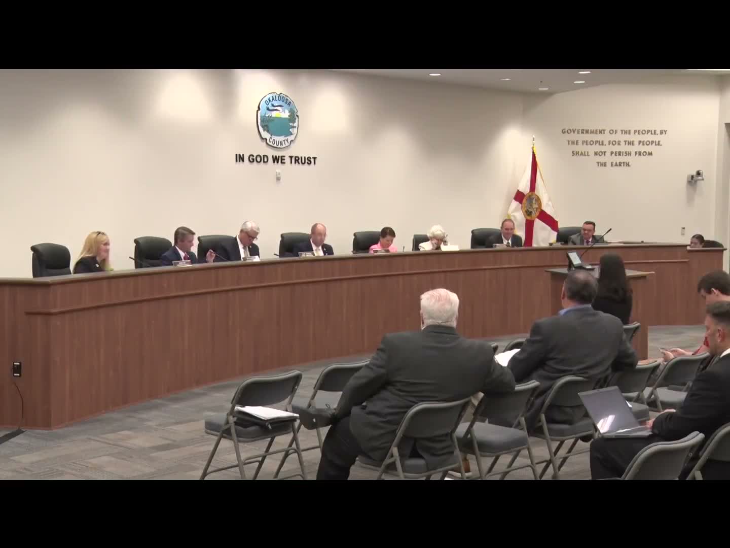 Okaloosa County commission debates future of nonprofit general-fund grants for FY26