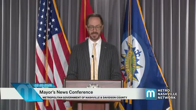 Mayor outlines Restore Nashville recovery steps: debris removal, aid and housing loans