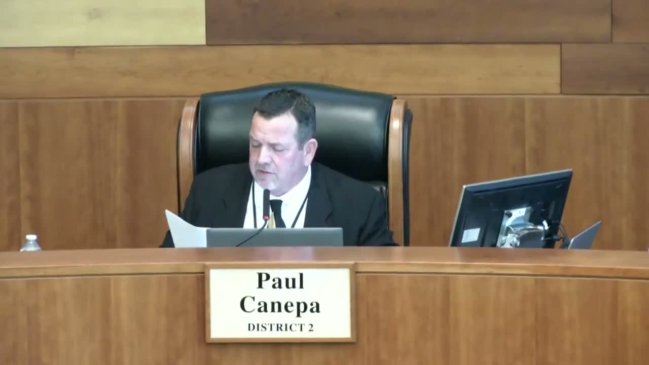 Board reverses planning commission, allows four small parcels on dually‑zoned farm