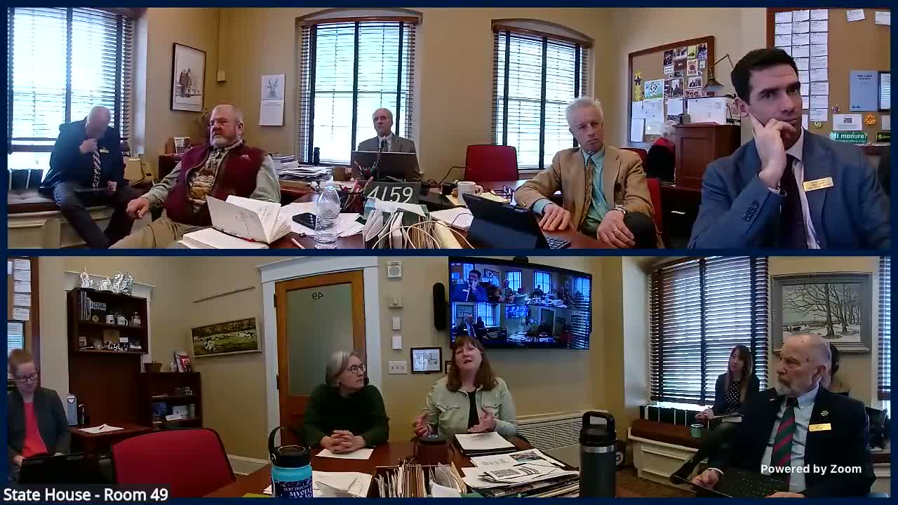 Draft wood‑products language would let owners designate logging/forestry land outside Act 250 jurisdiction, board tells committee