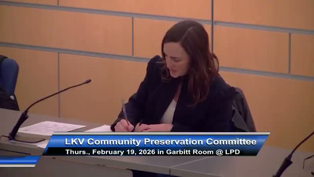 Lakeville CPC approves FY2027 CPA budget, minutes and handout for town meeting